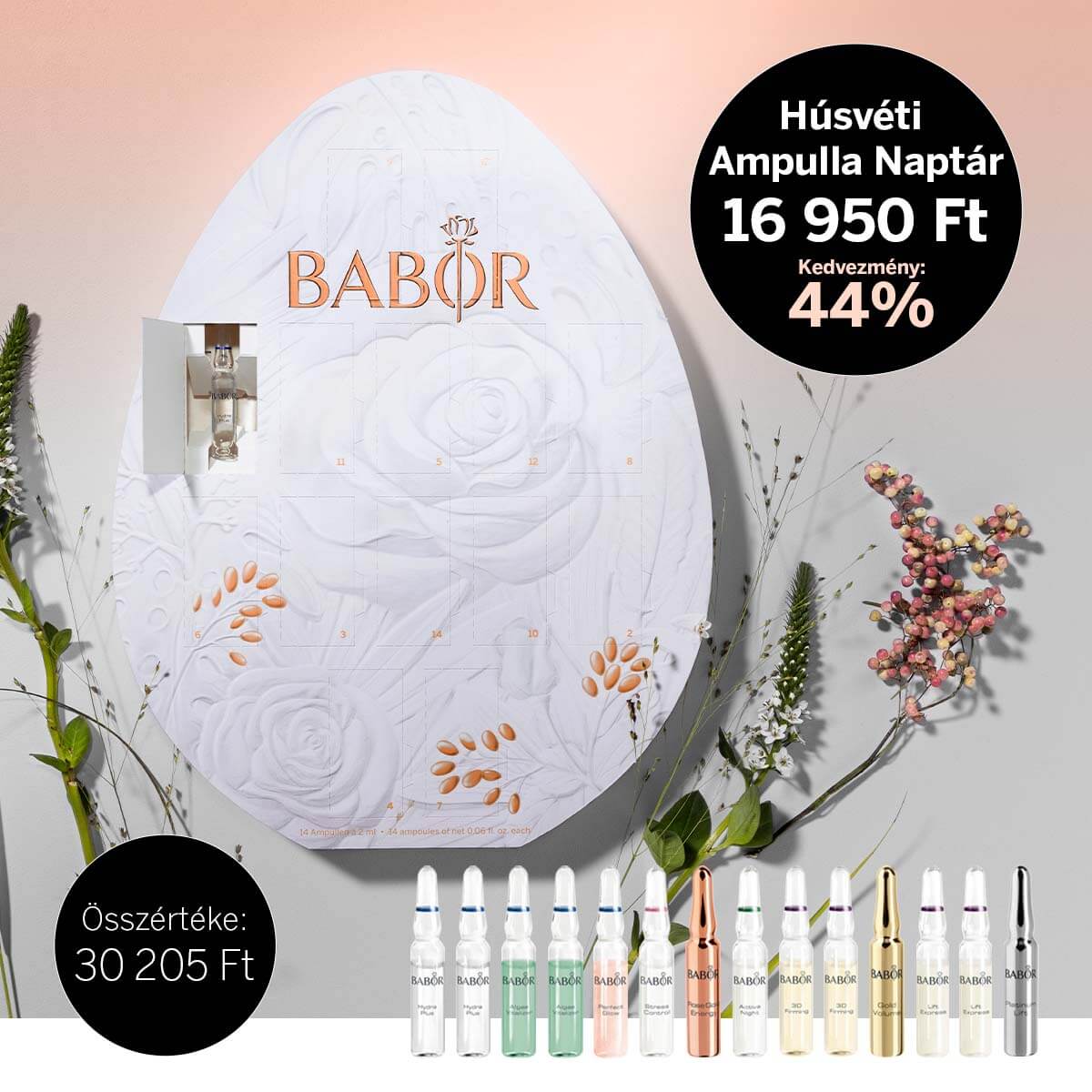 BABOR - Húsvéti ampulla tojás